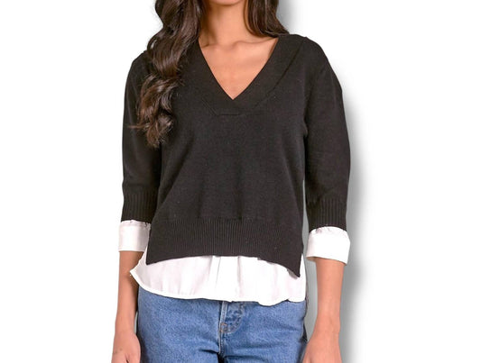 Elan - Winnie 2 In 1 Sweater Top