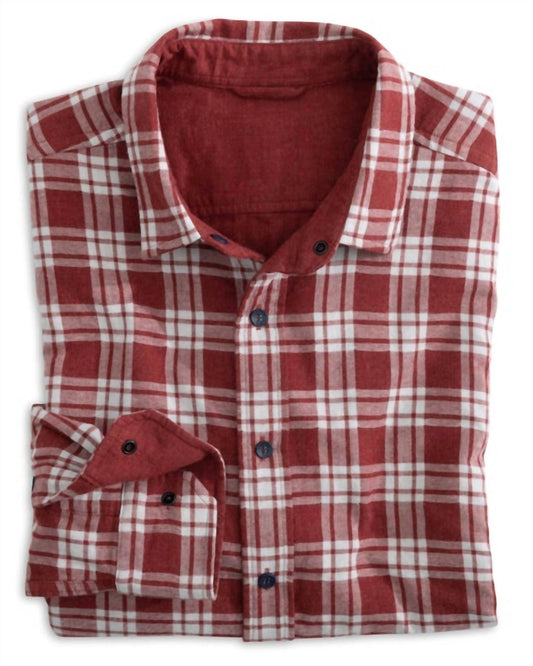 Southern Tide - Melbourne Reversible Plaid Heather Sportshirt