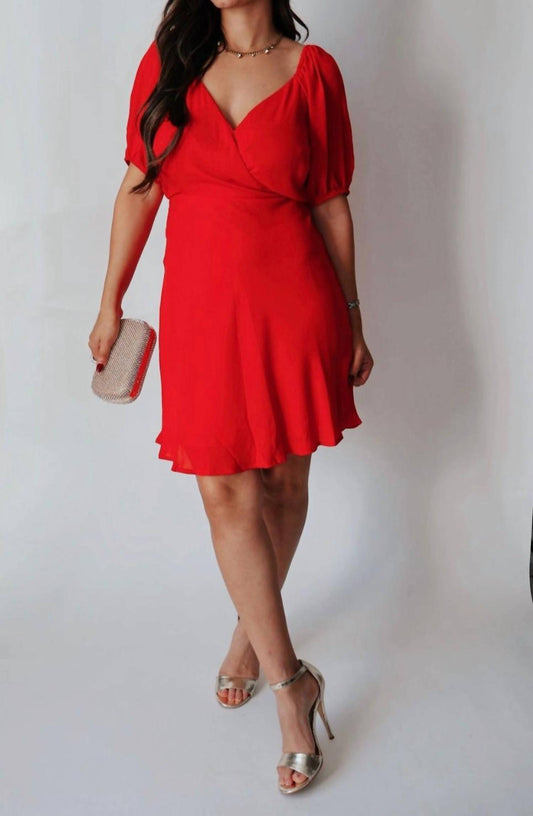 Gilli - A Demure Holiday Mini Dress