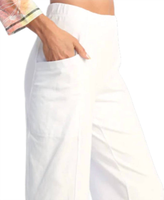 Jess & Jane - Mineral Washed Cotton Spandex Lantern Pants