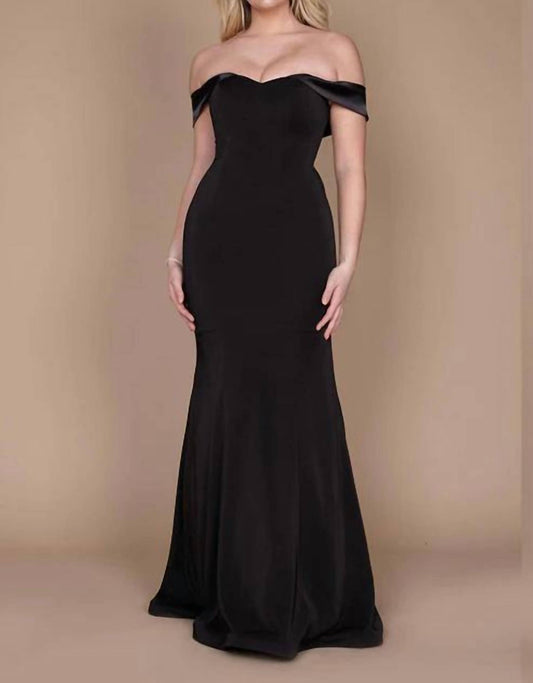 Ladivine - Off The Shoulder Mermaid Dress