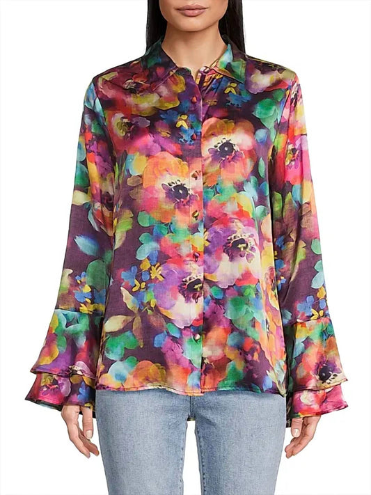 Johnny Was - ELEKTRA FLOUNCE SLEEVE SHIRT