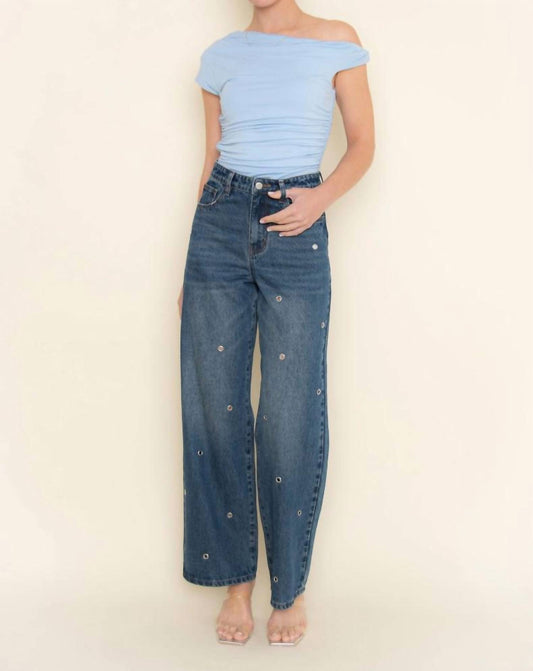 Fore - Callista High Waist Wide Leg Jeans