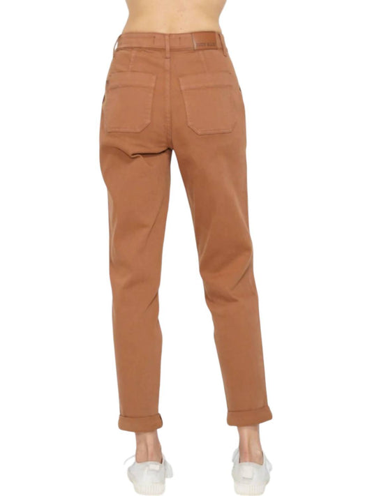 Judy Blue - High Waist Garment Dyed Cuffed Jogger