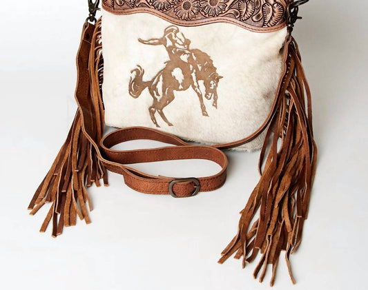 American Darling - Cowhide Bronc Clutch Bag