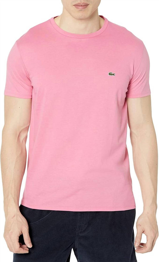 Lacoste - Short Sleeve Crew Neck Pima Cotton Jersey T-shirt