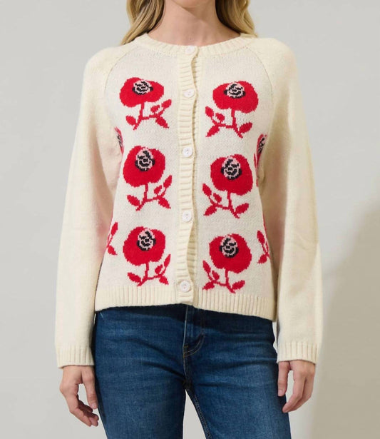 Sugarlips - Peralta Floral Cardigan