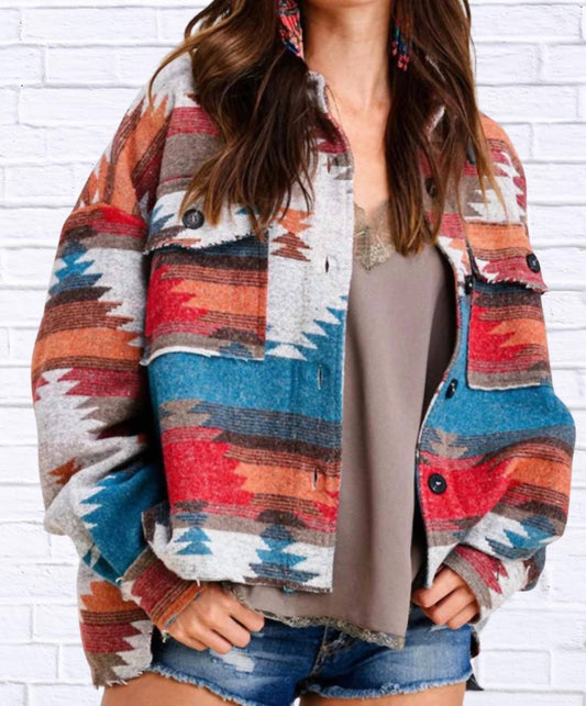 La Miel - Abbey Aztec Cozy Jacket