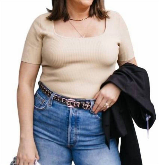 All : Row - RIBBED CROP TOP