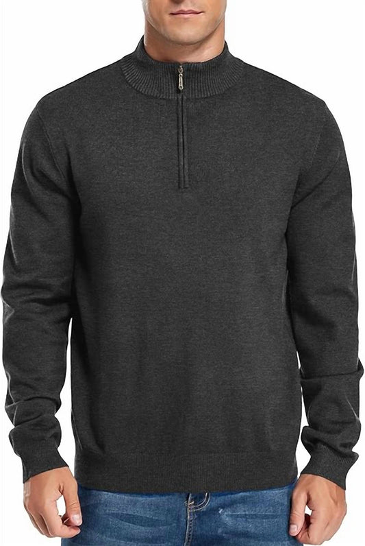 F/X Fusion - 1/4 Zip Mock Sweater