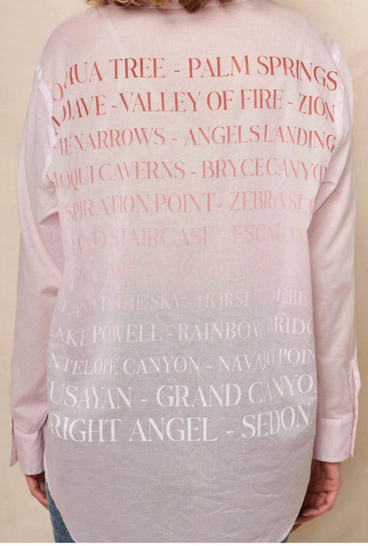 Sundry - Oversized Destinations Shirt