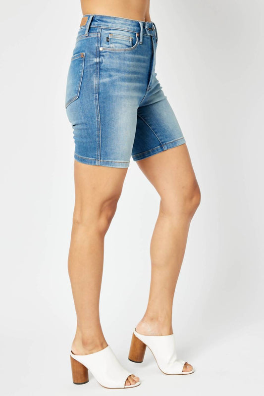 Judy Blue - High Rise Bermuda Shorts
