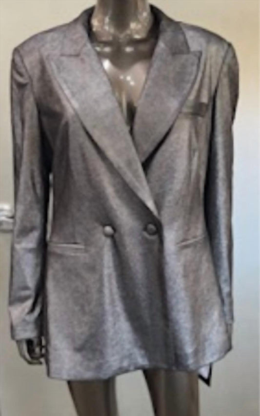 Insight - Women's Metallic vegan blazer jacket