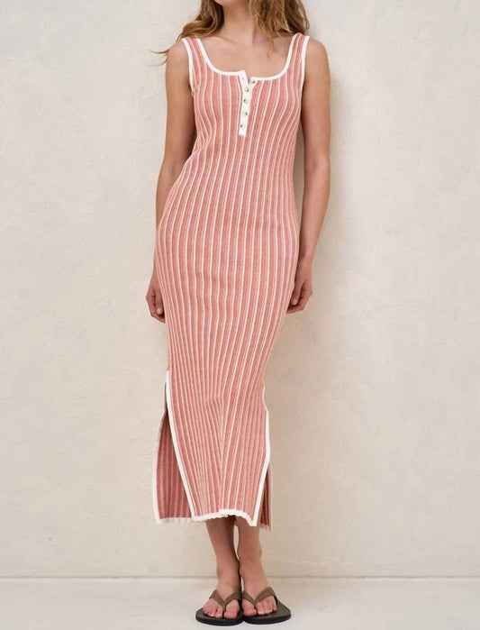 Bae The Label - Maternity Sunset Column Knit Tank Dress