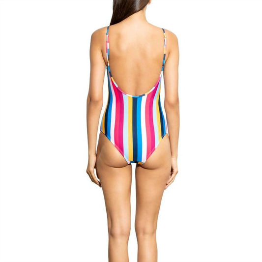 Shoshanna - Rainbow Stripe Cami Classic One Piece
