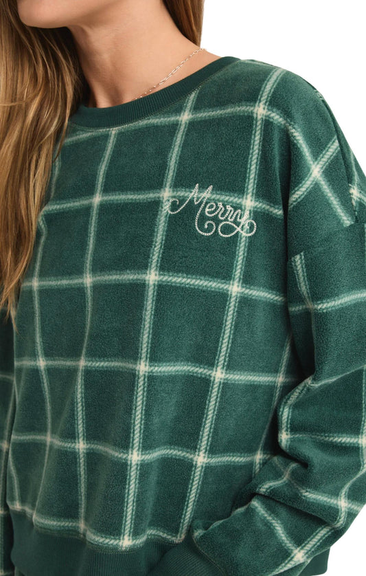 Z Supply - Plaid Ls Top