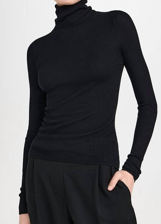 Enza Costa - Silk Layering Turtleneck Sweater