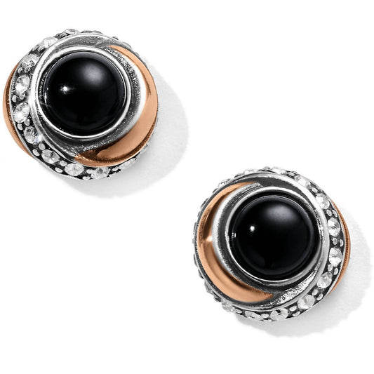 Brighton - Neptune`s Rings Agate Button Earrings