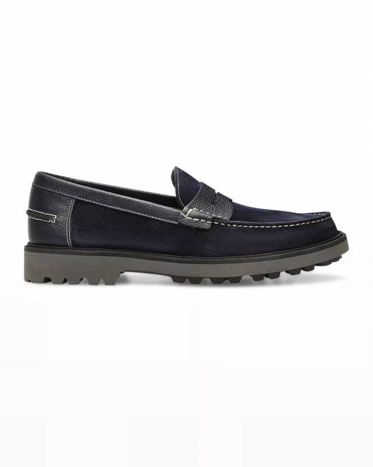 Donald Pliner - Men's Jimmy Suede Penny Loafer