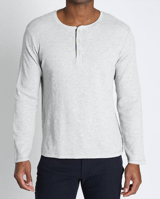Jachs New York - Classic Waffle Henley Shirt
