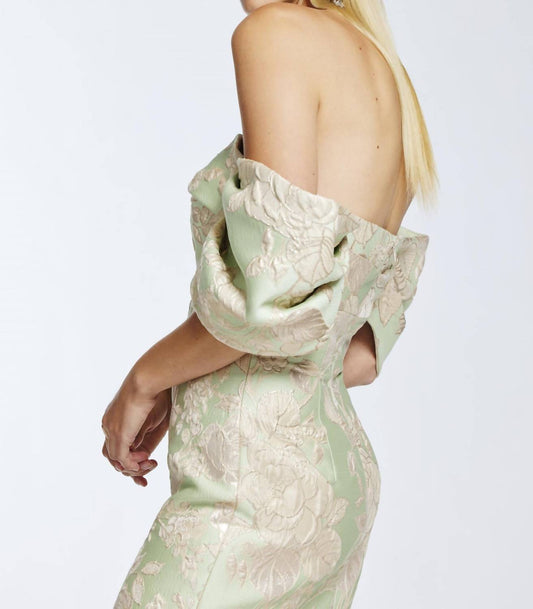 Frascara - Off-the-shoulder Draped Dress