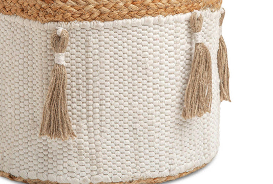 Crane Baby - Cotton and Jute Storage Bin