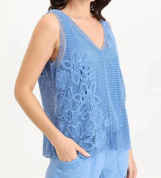 Xcvi - Chariss Crochet Tank