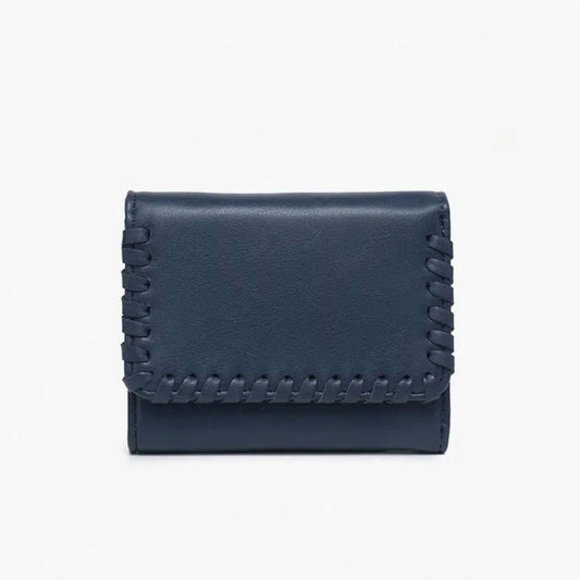 Jen & Co. - Women's Logan Whipstitch Trifold Wallet