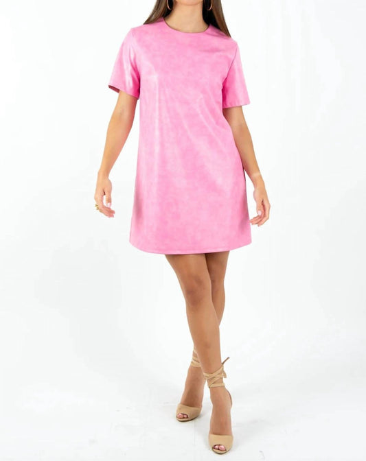 Sincerely Ours - Leather Kiki Mini Dress