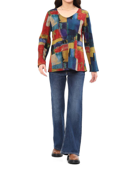 Parsley & Sage - Edith Reversible V-neck Top