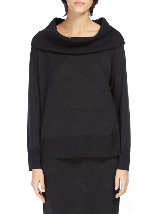 Maxmara - Rivetto Off-The-Shoulder Wool Sweater