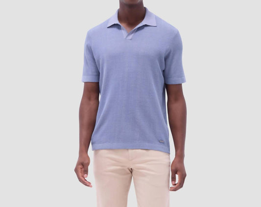 Bugatchi Uomo - JOHNNY COLLAR KNIT POLO SWEATER