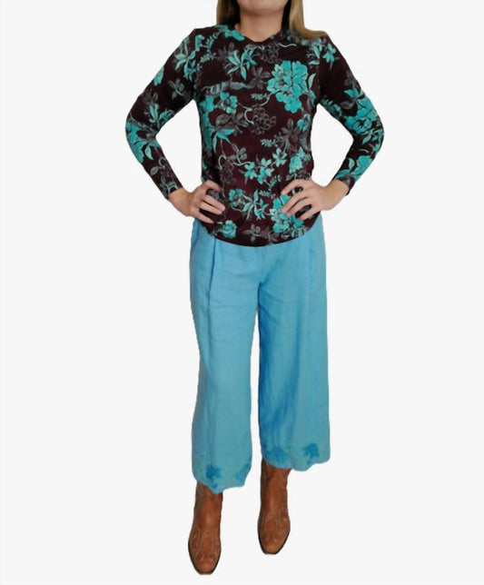 Johnny Was - SORAYA PLEATED LINEN CULOTTE PANTS