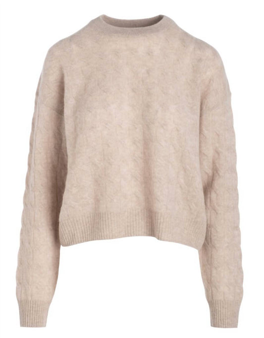 Naadam - Women's Cashmere Cable Crew Neck Sweater