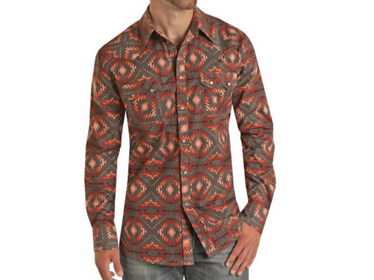 Rock & Roll Denim - Modern Fit Aztec Shirt