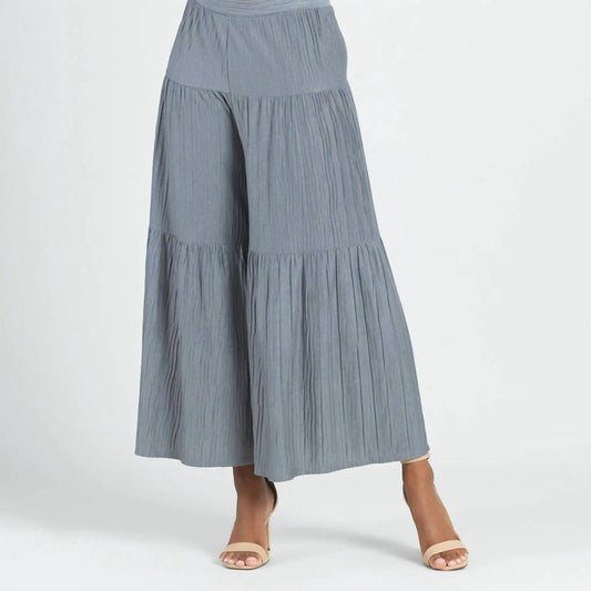 Clara Sunwoo - Soft Pleat Knit - Tiered Skirt-pant -Plus