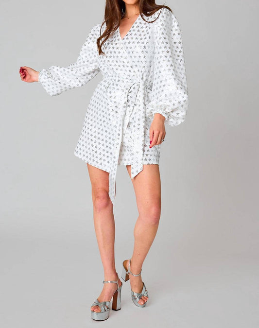 Adeline Sequin Wrap Dress