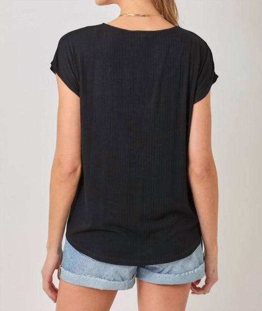 Mystree - SURPLICE NECK TOP