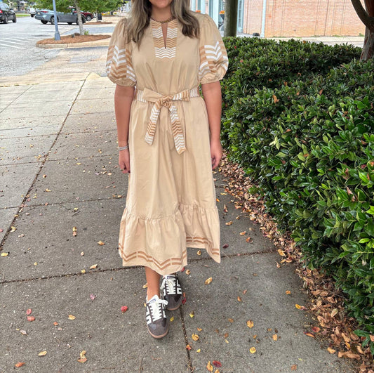 Strut & Bolt - Golden Sands Midi Dress