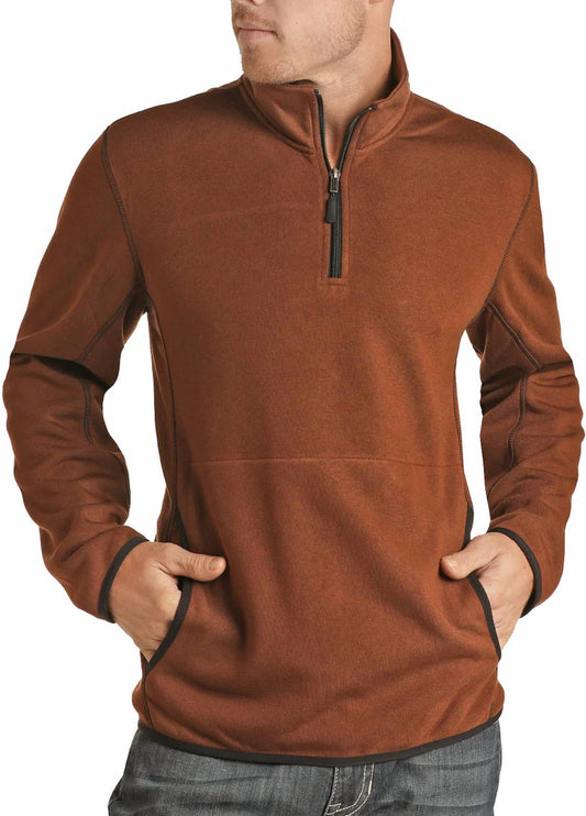 Powder River - Heather Knit 1/4 Zip Pullover