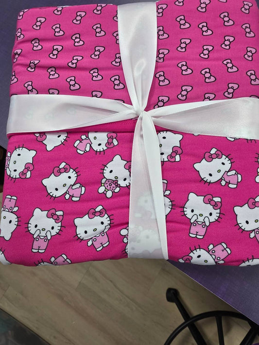 Charlies Project - Girls Hello Cutie Non Quilted Bamboo Blanket