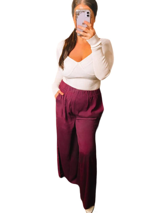 With Love, Molly - Zara Wide Leg Cotton Pants