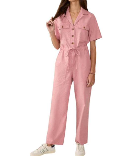 Faherty - Utility Twill Raven Jumpsuit