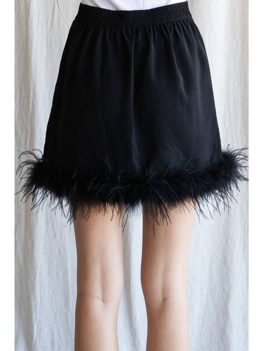 Jodifl - Feather Mini Skirt