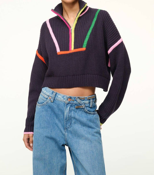 Staud - Cropped Hampton Sweater