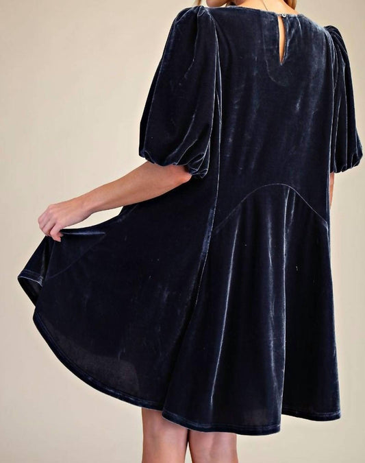 Easel - Velvet Mini Dress