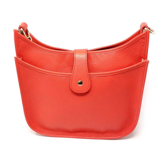 German Fuentes - Women's Large Leather Crossbody Bag