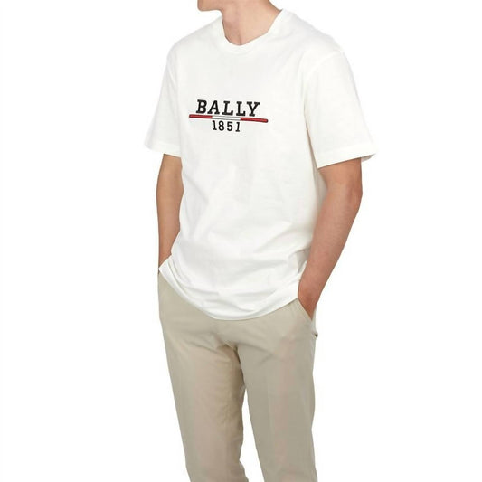 Bally - Men's Embroidered Logo T-shirt