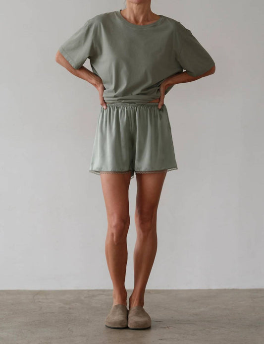 Donni. - Silk Lace Tap Short