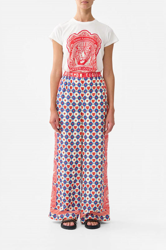 Camilla - Women's Button Front Lounge Pant